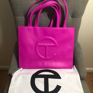 Telfar medium shopping bag - Azalea